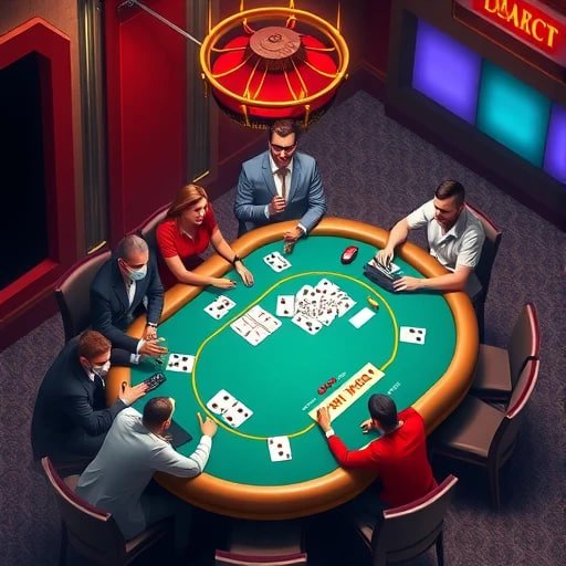 Mobile table style entertainment interface inside 7u7 app apk for local users